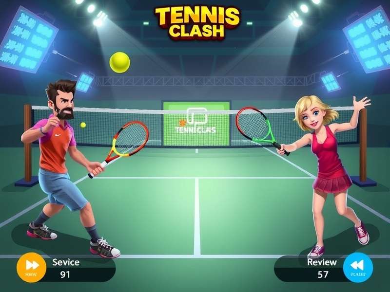 Tennis Clash Champion Gameplay